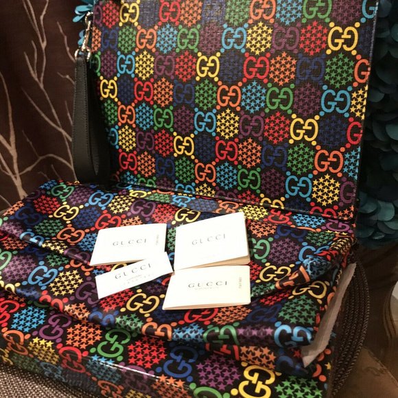 Gucci Psychedelic GG Clutch Limited Edition - Picture 4 of 9